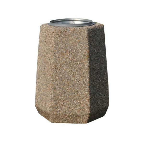 Kosz Betonowy 40L Sześciokątny 77102 (kosze parkowe)