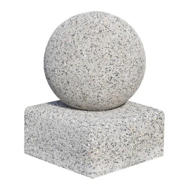 Słupek parkingowy betonowy "Kula z podstawą" śr.50cm wys.72cm 77331