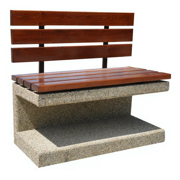 Ławka parkowa betonowa Miejska - Nowoczesna z oparciem 77414 (ławki miejskie)