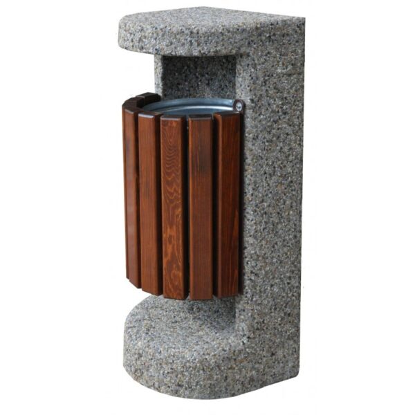 Kosz Betonowy 36L „PINGWIN II” 77135 (kosze parkowe)