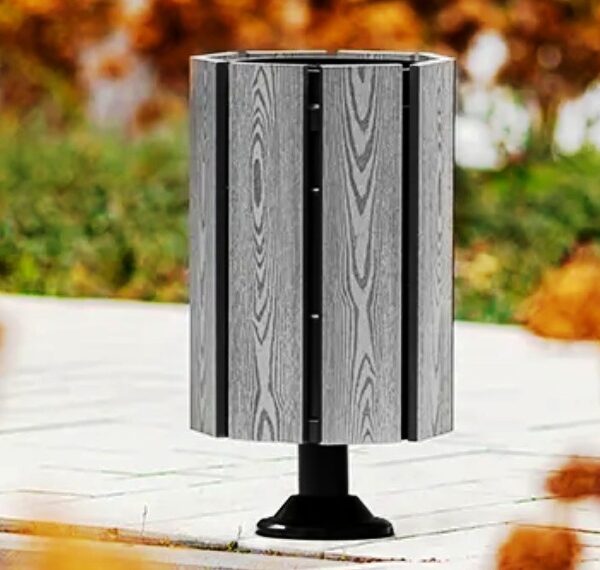 Kosz miejsko-parkowy na śmieci WILNO WPC